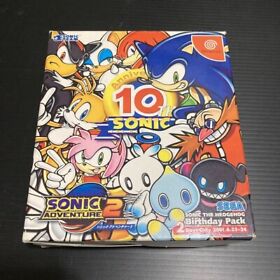 Sega Dreamcast Sonic Adventure 2 10th Anniversary Limited Edition JAPAN DC F/S