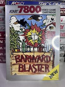 Atari 7800 Barnyard Blaster Video Game Cartridge - Brand New Factory Sealed