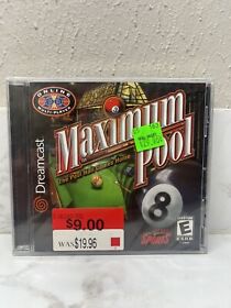 Maximum Pool (Sega Dreamcast, 2000) NEW FACTORY SEALED