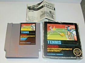 NES Nintendo TENNIS EU Version Nintendo Entertainment System + Anleitung + OVP