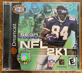 NFL 2K1 NOT FOR RESALE Sega DREAMCAST Game (cleaned, polished)