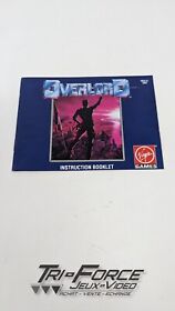 Overlord Nintendo NES Manual Instructions Booklet