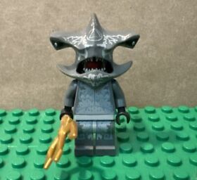 LEGO Atlantis Minifigure - Hammerhead Warrior (atl017) 7984 7977  w/Trident
