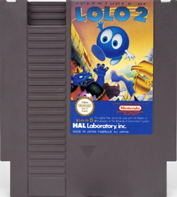 Adventures of LOLO 2 for Nintendo NES (cart only) FAH in Excellent Condition