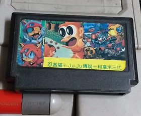Famicom Game NES 3in1 Robocco Wars,JuJu Densetsu,Samurai Pizza Cat (IC Chips)