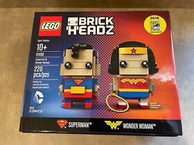 Lego Brickheadz SDCC Exclusive 41490 Superman & Wonder Woman