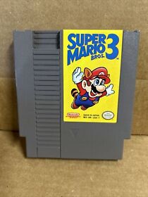 Super Mario Bros. 3 (Nintendo NES, 1990) Authentic Cartridge - TESTED & WORKS!!!