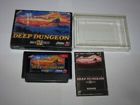Deep Dungeon IV 4 Famicom NES Japan import boxed +manual US Seller