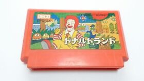 USED Donald Land NES Deco Nintendo Famicom From Japan