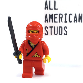 LEGO Ninja Red Minifigure 1998 Classic Ninjas set 3053 3052 3050 3051
