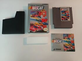 Bill Elliott's NASCAR Challenge (NES, 1991) Complete CIB Box Game Manual VG 