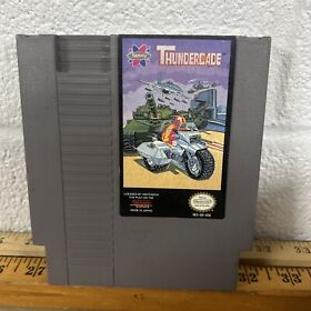 Thundercade (Nintendo NES, 1989) Authentic Cart w/ Dust Cover, Cleaned & Tested!