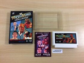 ud9007 WWF WrestleMania Challenge BOXED NES Famicom Japan