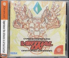 Sega Dreamcast - Cyber Troopers Virtual-On Oratorio Tangram Japan W/Spine Card
