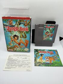 The Jungle Book Nintendo NES Complete CIB Cartridge Box Manual Reg Card Rare!!!