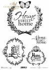 Reispapier-Motiv Strohseide-Decoupage-Vintage-Shabby-Home sweet Home-R0516