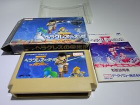 Heracles no Eikou II Glory of Hercules Famicom w/box (US Seller)