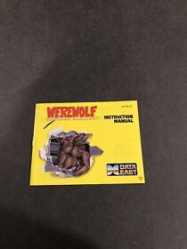 werewolf the last warrior nes Manual Only