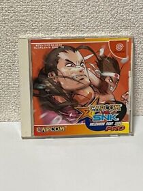 Dreamcast DC CAPCOM VS SNK MILLENIUM FIGHT 2000 PRO Japanese Edit Very Good GP