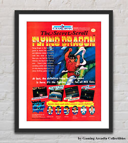 Flying Dragon Nintendo NES Glossy Promo Ad Poster Unframed G3490