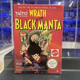NES Wrath of the Black Manta Nintendo MATTEL PAL A ITA COME NUOVO