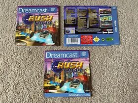 san francisco rush 2049 dreamcast Manual and Artwork Inlays Only