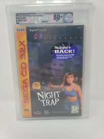 Night Trap Sega CD 32X Brand New Sealed VGA 80+ Near Mint Very Rare NTSC
