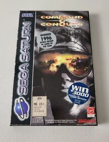 Command And Conquer - Sega Saturn SS Game *W/ Manual - PAL - Free Tracking*