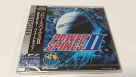 Neo Geo Cd Power Spikes Ii Video System 2 Combined Shipping