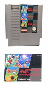 NES 3 in 1 Modul + Anleitung - Nintendo - Super Mario Bros, Tetris und World Cup