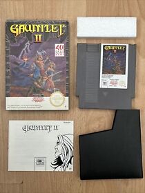 GAUNTLET 2 game for NINTENDO NES. Boxed + Manual. UK PAL A. Beautiful Condition 