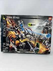 2006 Lego 8892 Bionicle Piraka Outpost Retired New Sealed Smushed Box