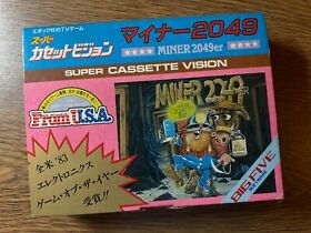 NEW SUPER Cassette Vision EPOCH SUPER  JAPAN  MINER 2049ER