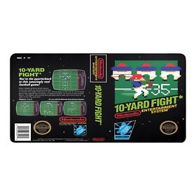 Vintage Style Retro Nintendo 10-Yard Fight NES Game Cover Mega Gaming Mousepad
