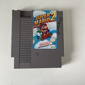 Super Mario Bros. 2 NES game cartridge original Nintendo Tested Working Clean