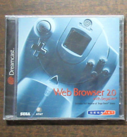 SEGA Dreamcast Disc Web Browser 2.0 AT&T Seganet Video Game CD Sega Swirl SEALED