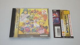 SegaSaturn Games SS " Detana Twinbee Yahho! Deluxe Pack " TESTED /S1165