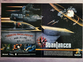 StarLancer PC Game 2000 Sega Dreamcast Double Page Promo Ad Art Print Poster (B)