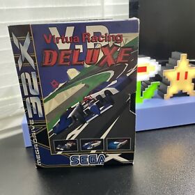 🎮Sega Mega Drive 32X Game--Virtua Racing Deluxe -CIB- VGC-