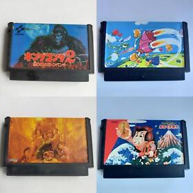 King Kong 2 Twinbee The Goonies Goemon  Famicom pre-owned Nintendo NES Tested