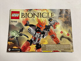 Original Lego Bionicle 70783 Protector of Fire Manual Instruction Book ONLY