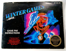 Nintendo NES (NES-WM-USA) - Instruction Booklet/Manual Only - WINTER GAMES