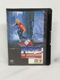 SNK Neo Geo AES Real Bout Fatal Fury 2 - THE NEWCOMERS (1998) Japan Action Game