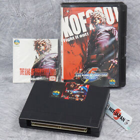 THE KING OF FIGHTERS 2001 KOF NEO GEO AES FREE SHIPPING SNK Ref 2401