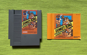 Donkey Kong Classics Nintendo Entertainment System NES Game Authentic W/ Manual