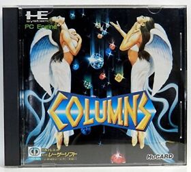 COLUMNS PC-Engine Hu Grafx Japan Video Game Japanese Game form JP