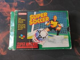 Super Soccer - En Boite et Notice PAL FAH  - S Nes Super Nintendo