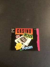 Casino Kid Nes Manual