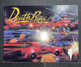 Death Race Instruction Manual NES Nintendo Entertainment System Booklet