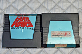 PAIR! UNTESTED STAR WARS: THE ARCADE GAME & RETURN OF THE JEDI ATARI 5200 GAMES